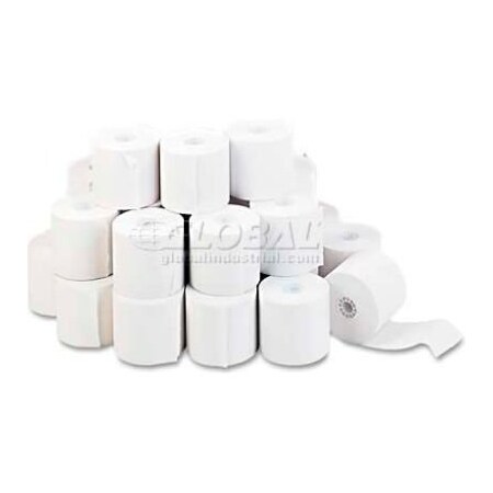 United Stationers Supply Universal® Adding Machine/Calculator Roll, 16 lb, 1/2" Core, 2-1/4" x 130 ft, White, 100/CT UNV35710GN